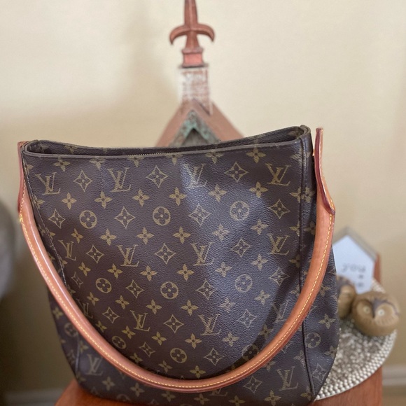 Louis Vuitton Looping Shoulder Bag Brown Monogram GM - Picture 3 of 14